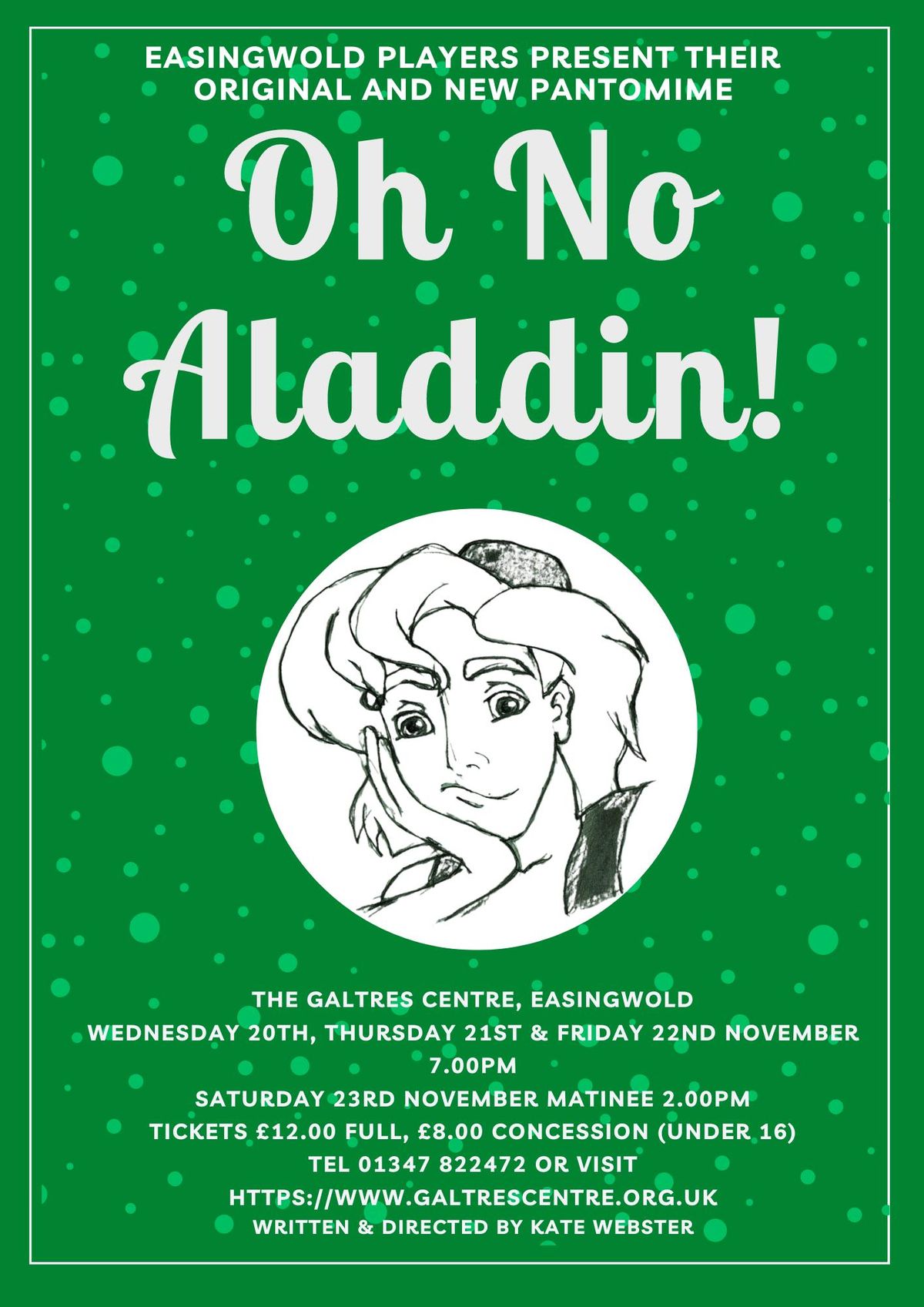 Oh No Aladdin Easingwold Players Panto Various Dates Available