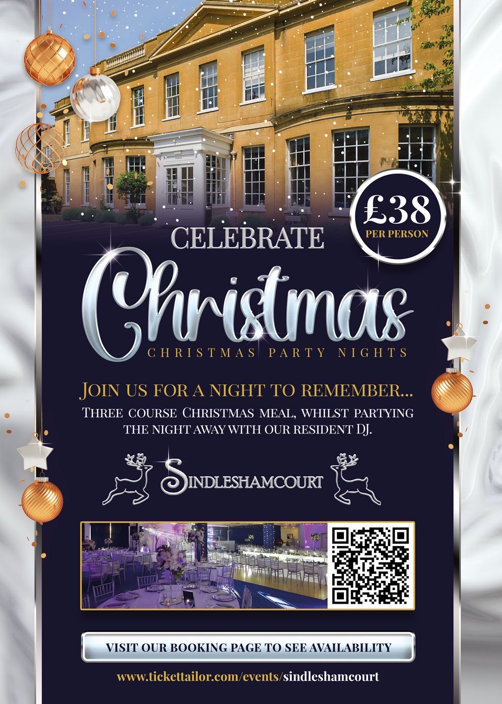 Christmas Party Nights at Sindlesham Court