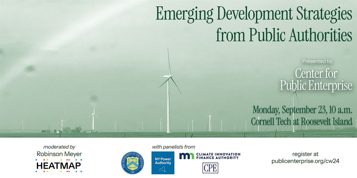 Emerging Development Strategies from Public Authorities