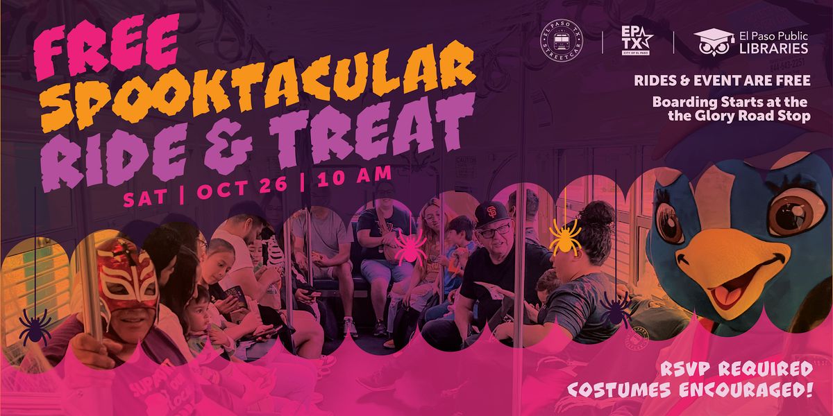 FREE Spooktacular Ride & Treat | Oct 26