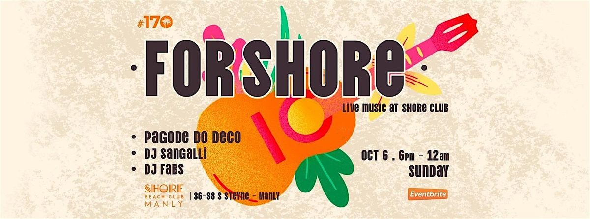 For Shore | Live music at Manly Shore Club