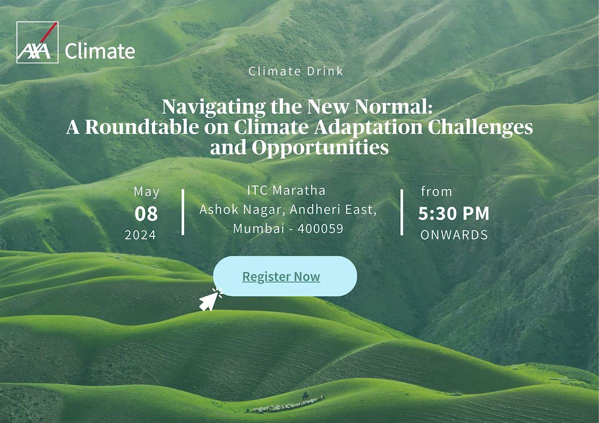 Climate Drink:A Roundtable on Climate Adaptation Challenges & Opportunities