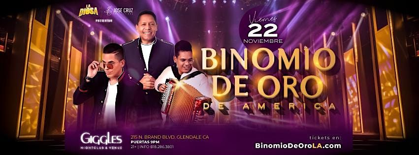 Binomio de Oro de Am\u00e9rica en  LOS ANGELES, CA | Noviembre 22  2024