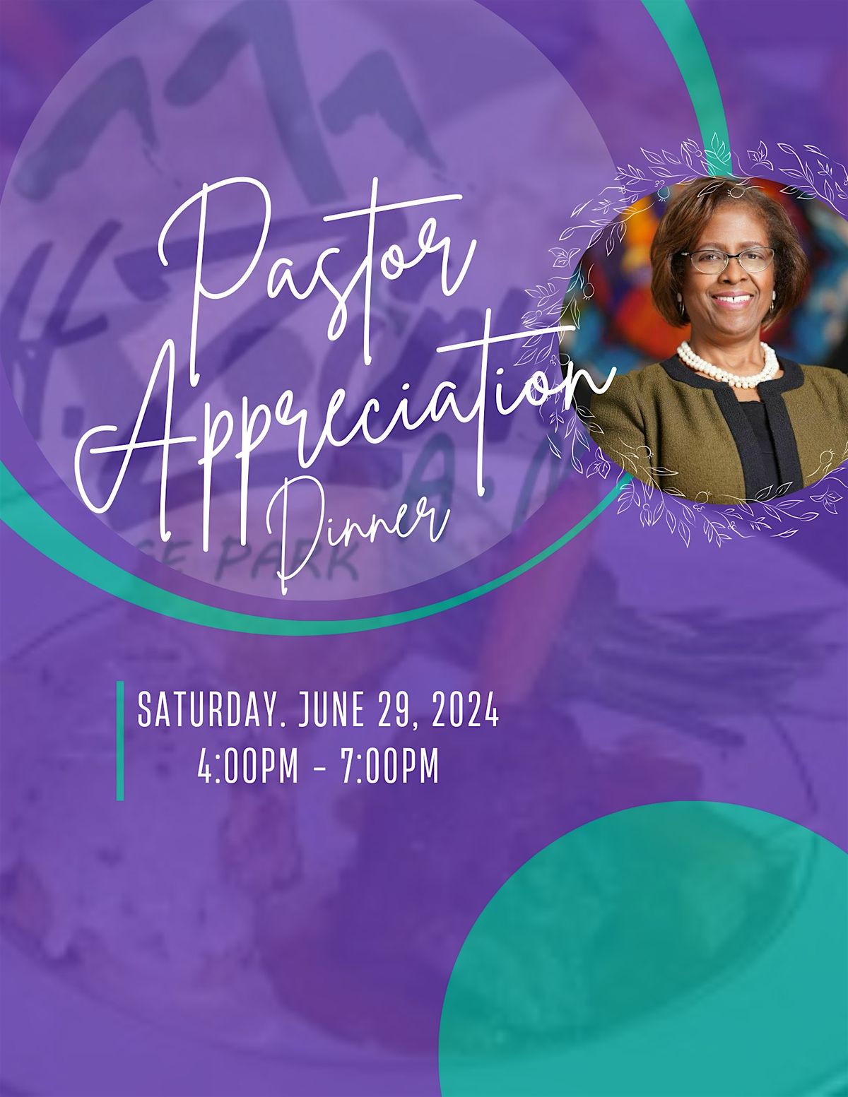 Pastor Appreciation Dinner for Rev. Dr. Esther K. Powers
