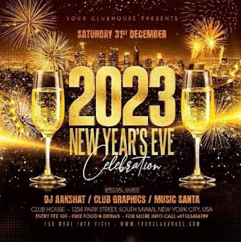 New Year's Eve Celebration #1 NYC Afrobeats -Dancehall-Amapiano&More