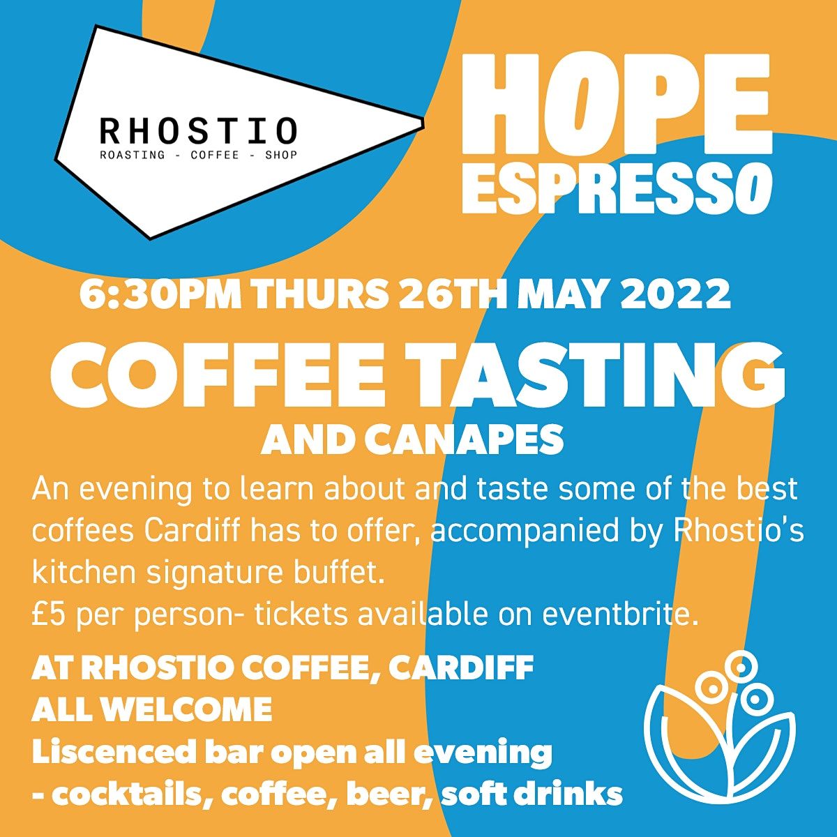 Hope Espresso X Rhostio - Coffee Tasting Event
