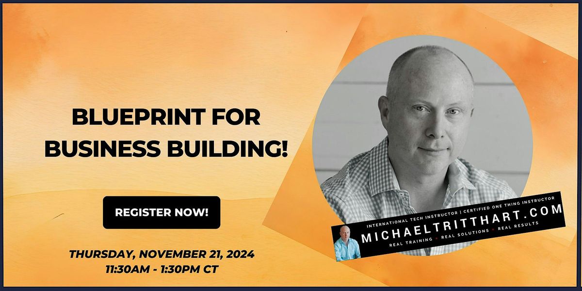 The Blueprint for Business Building | McKinney, TX!