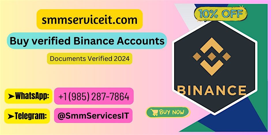 3 Best Sites To Get Verified Binance Accounts(100% Verified & Safe)
