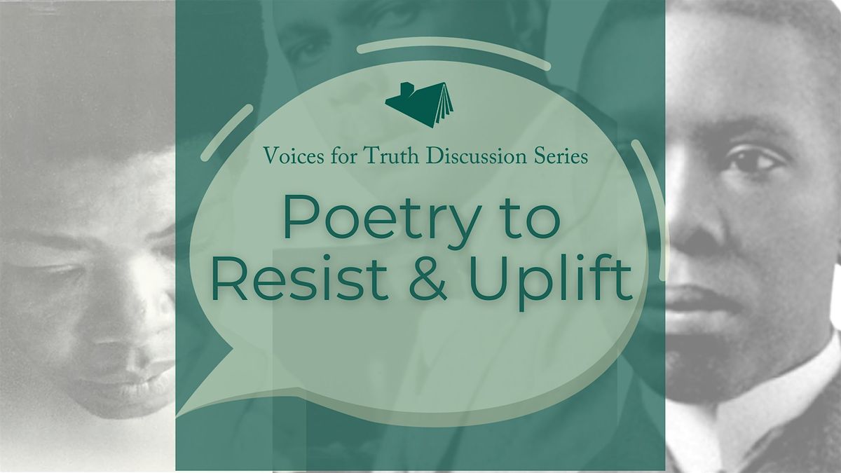 Poetry to Resist and Uplift - ZOOM