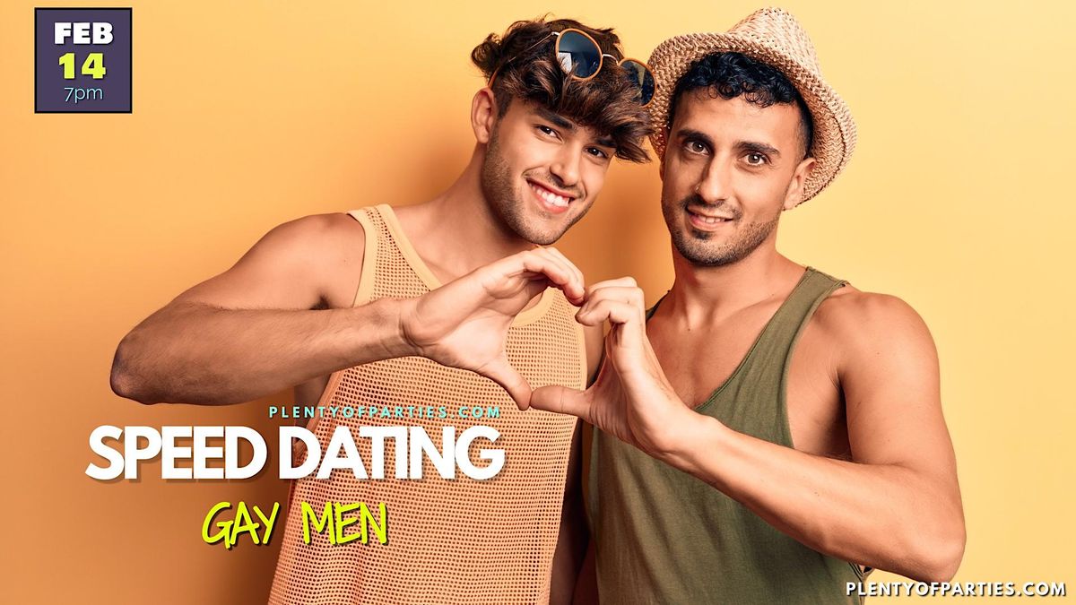 Gay Men Speed Dating : Valentine's Day NYC Speed Dating for Gay Men
