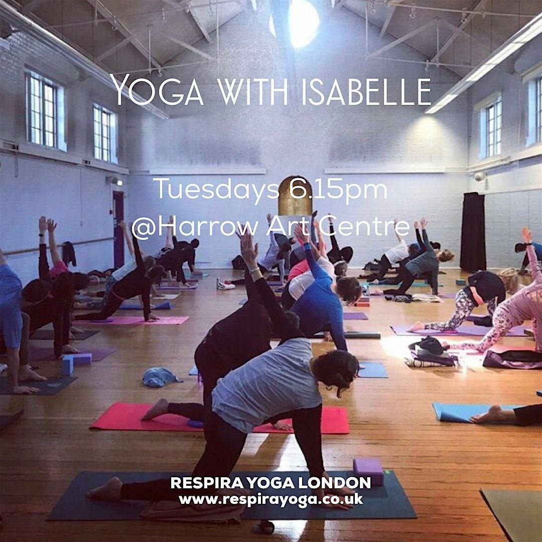 Yoga Tuesdays 6.15pm @Harrow Art Centre