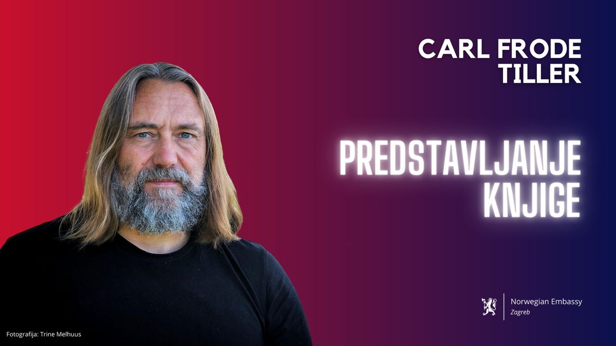   Carl Frode Tiller predstavlja knjigu "Bijeg"