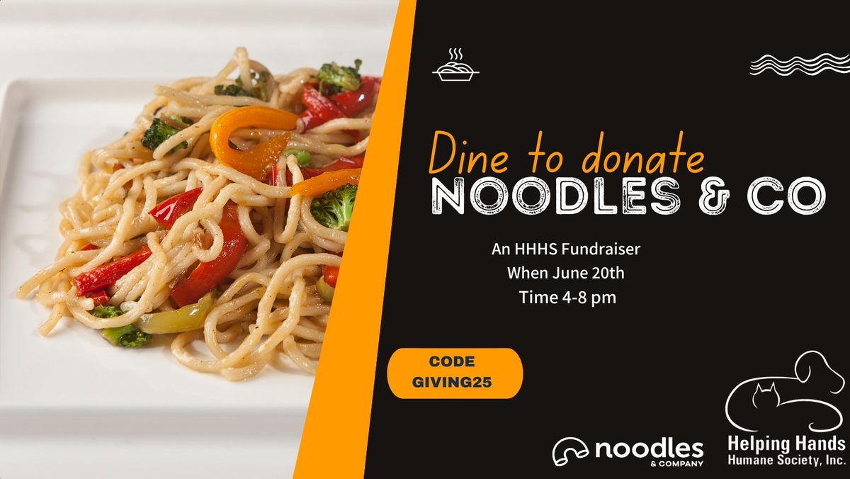 June Noodles Fundraiser for HHHS