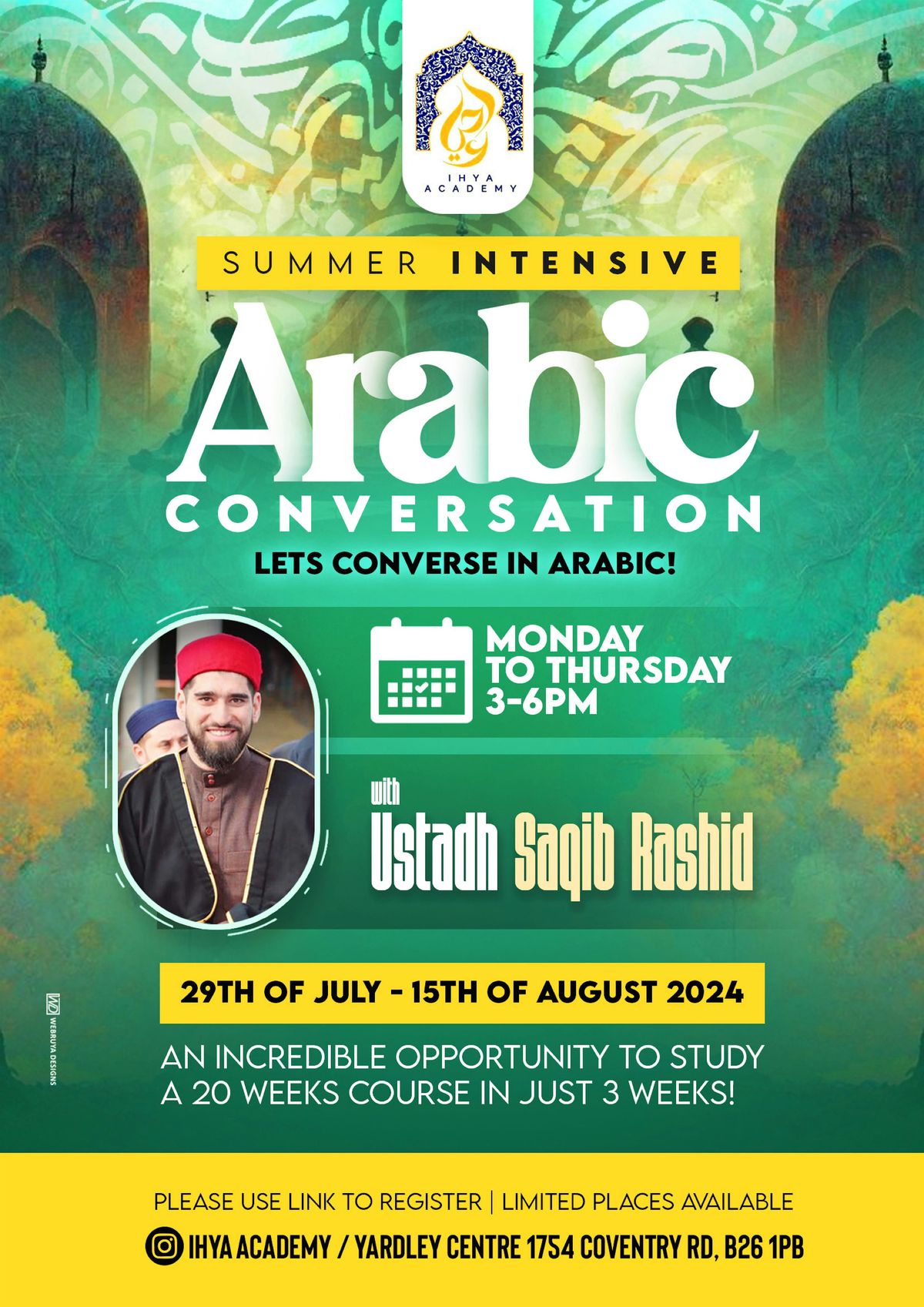Conversational Arabic - Summer intensive