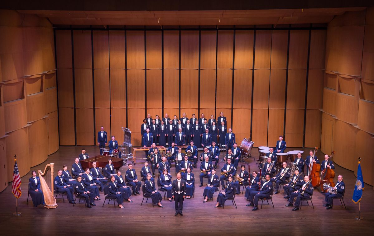 United States Airforce Band Christmas Concernt 2022 The United States Air Force Concert Band And Singing Sergeants On Tour,  Charleston Southern University, 5 April 2022