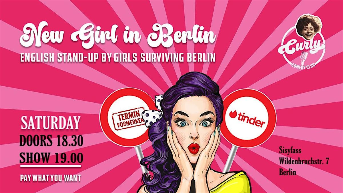 English stand-up: New Girl in Berlin! 03.08.24