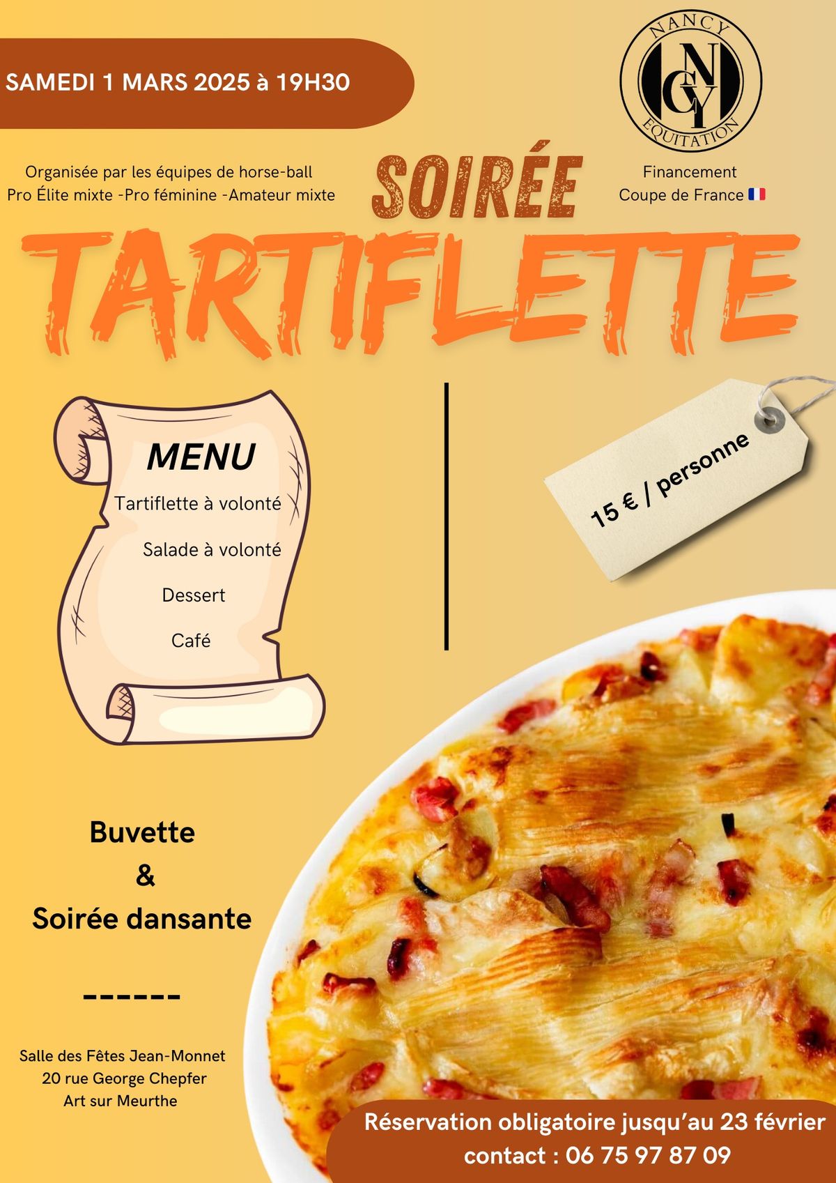 Soir\u00e9e tartiflette \ud83e\uddc0