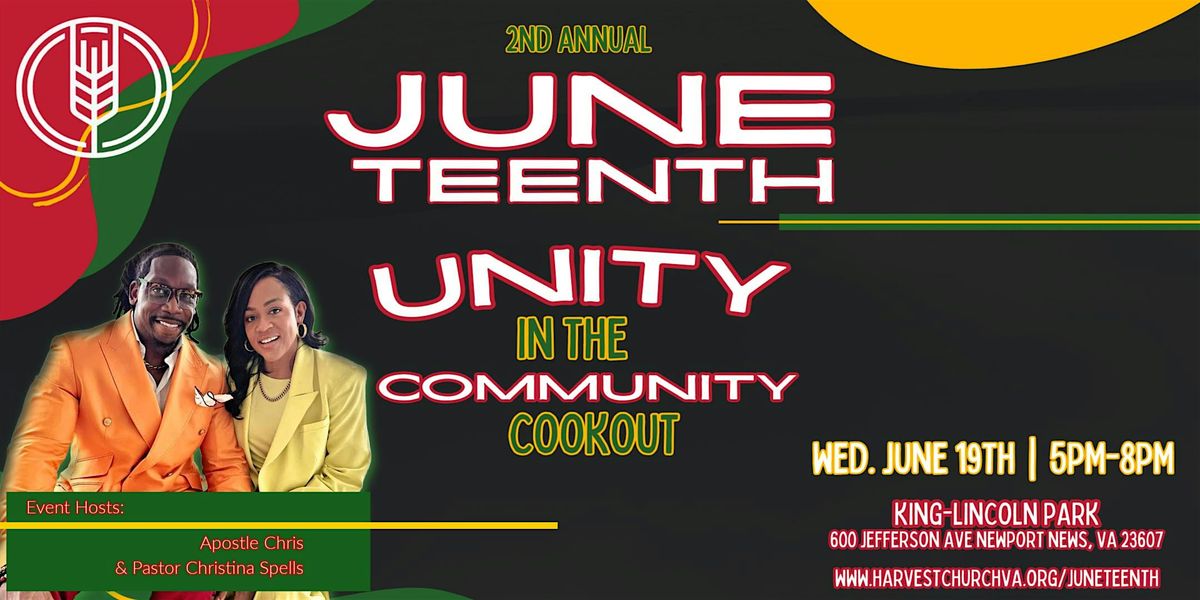 Juneteenth Unity in the Community Cookout