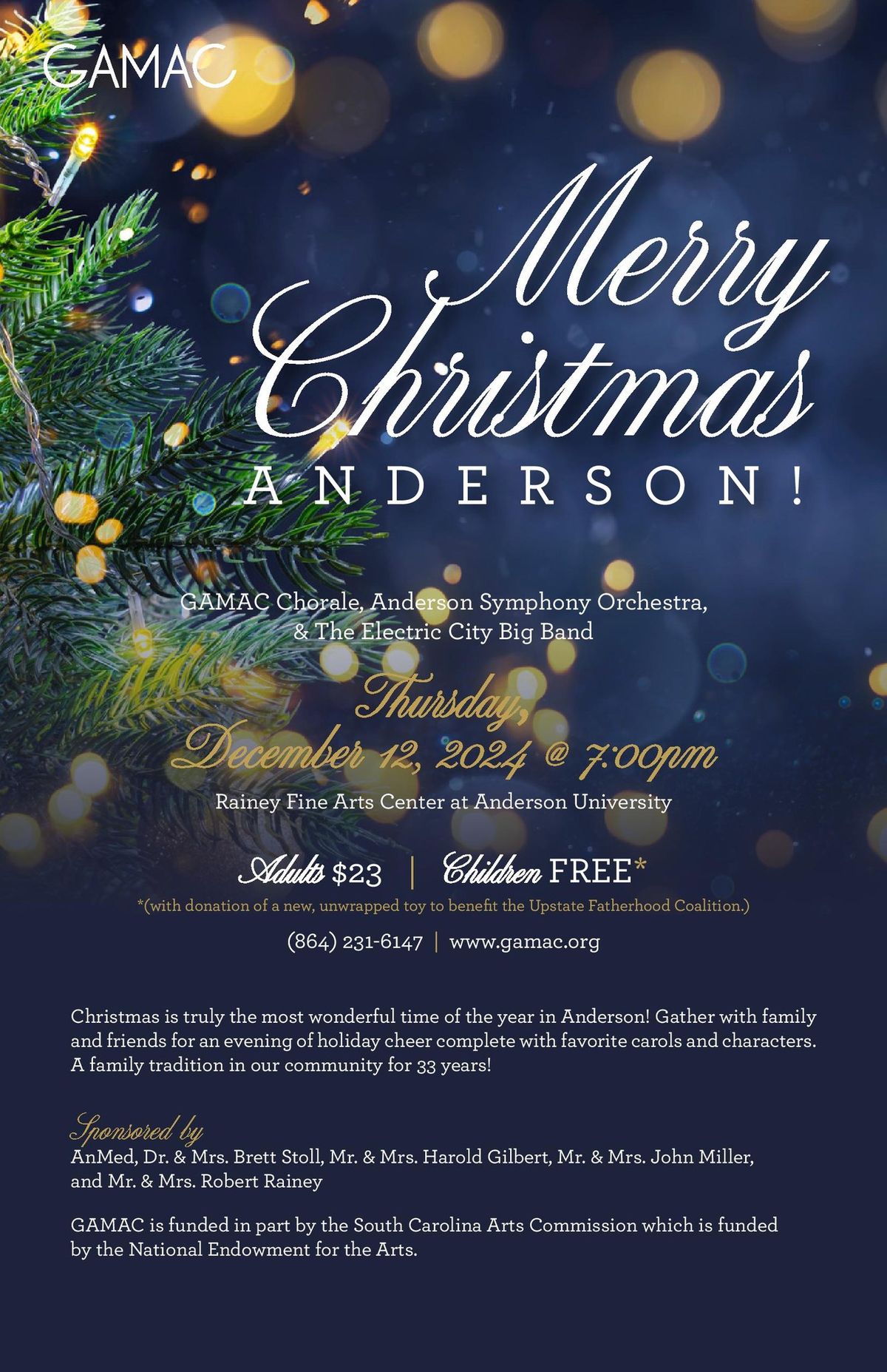 MERRY CHRISTMAS, ANDERSON!