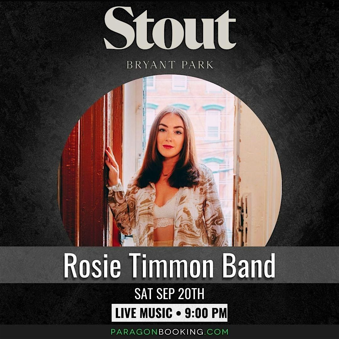 Music at the Bar :  Live Music in Midtown Manhattan featuring Rosie Timmon Band at Stout NYC Bryant Park