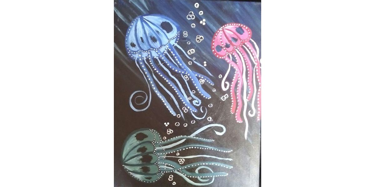 Jammin with the Jellies a fun Painting