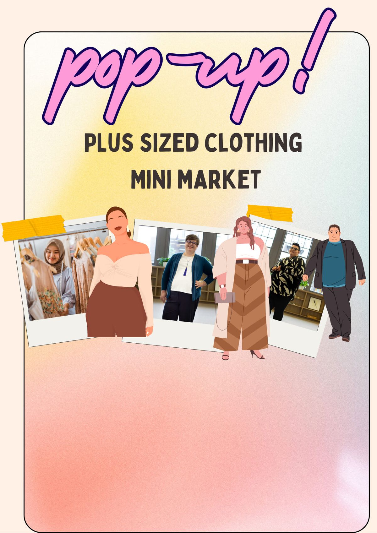 Pop up! Plus Size Mini Market 