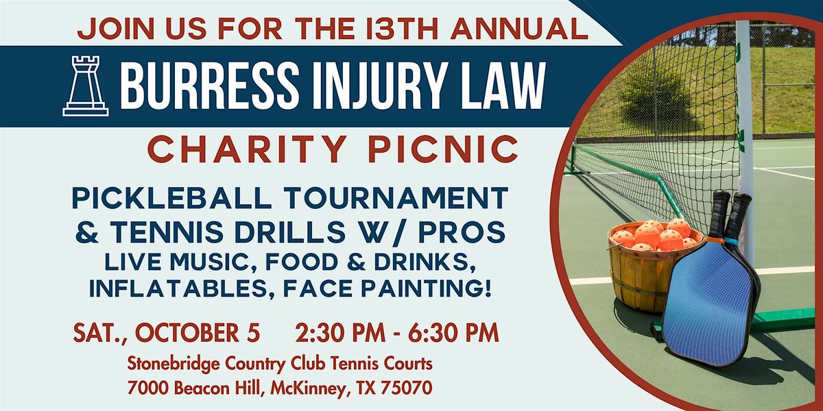 Burress Injury Law's 13th Annual Charity Picnic