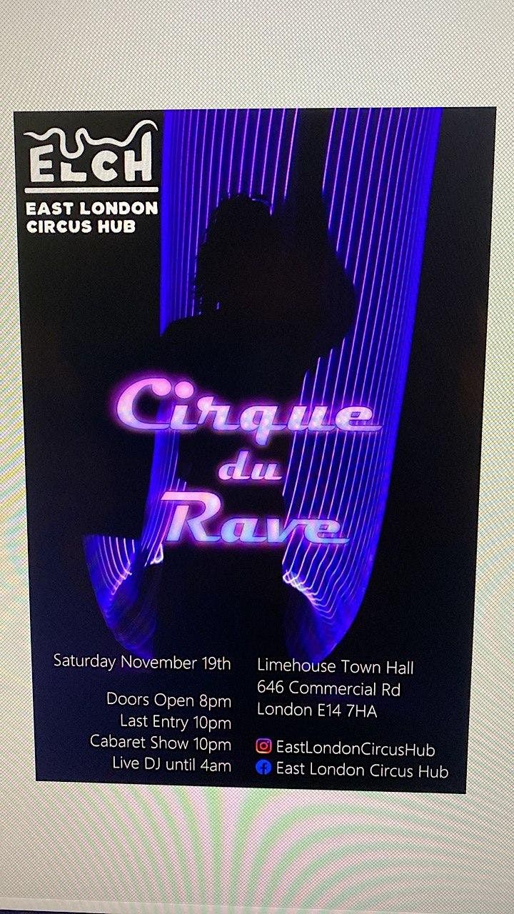 Cirque du Rave - where cabaret meets circus, then has a dance ...