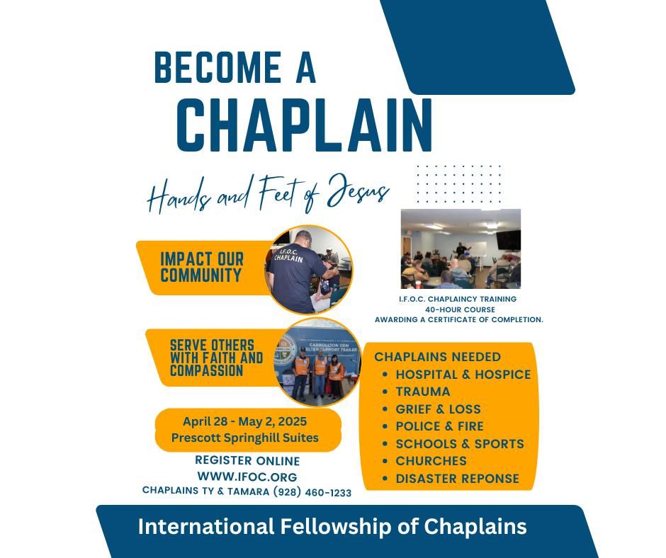 CHAPLAIN TRAINING In-Person in Prescott