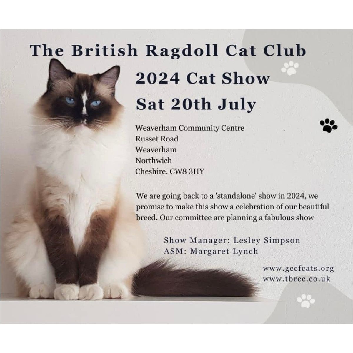 The British Ragdoll Cat Club 2024 Show