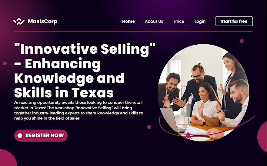 Workshop "Innovative Selling" - Enhancing Knowledge and Skills in Texas