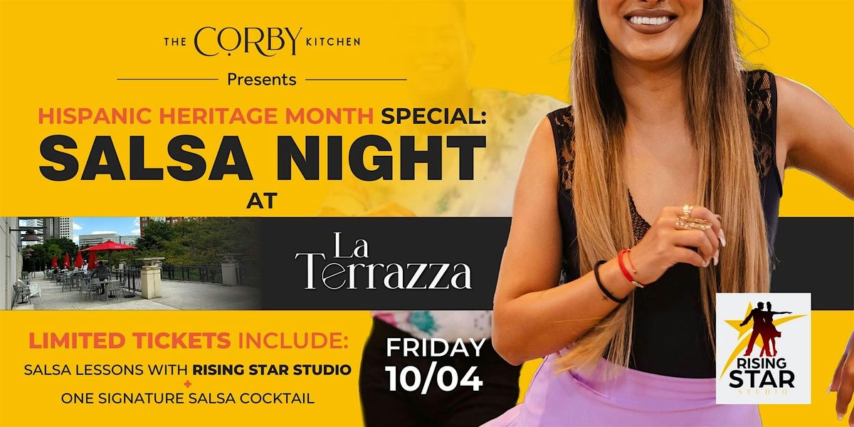 Salsa Night at La Terrazza with Rising Star Studio