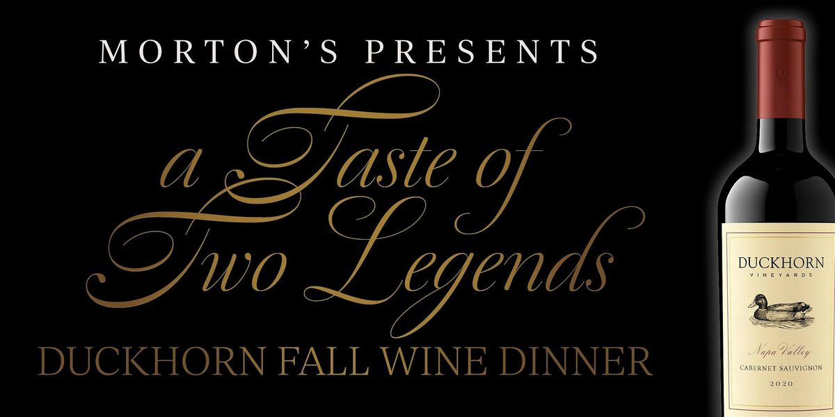 A Taste of Two Legends - Morton's Pittsburgh