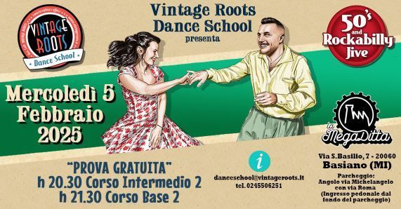 Corsi di ballo 50s & Rockabilly Jive - Secondo quadrimestre 