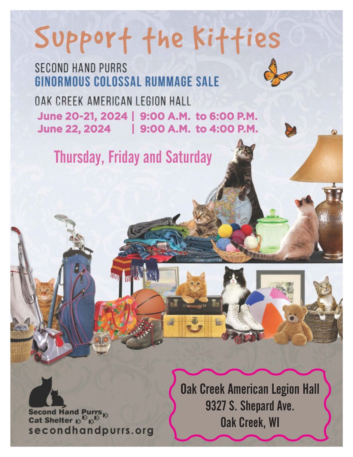 3-Day Colossal Rummage Sale June 20, 21, and 22