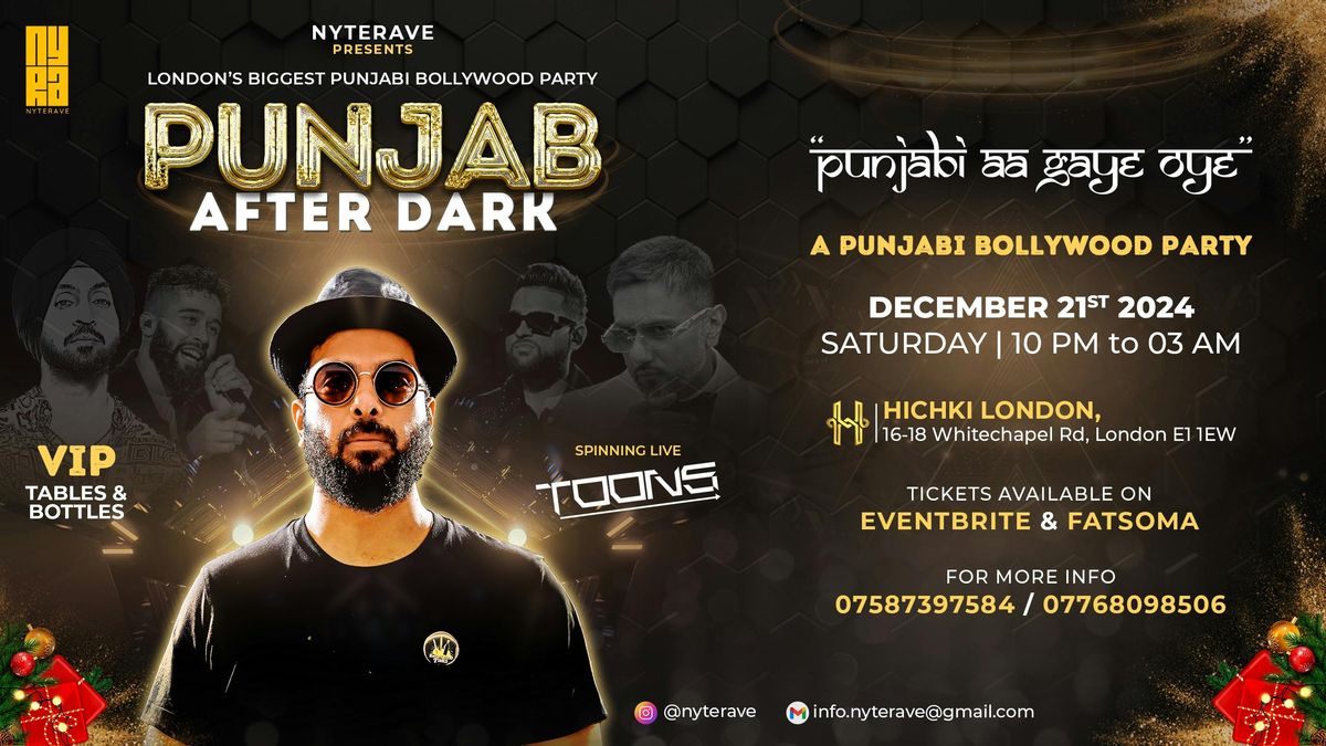 Punjab after Dark - London's Biggest Punjabi Bollywood Club Party