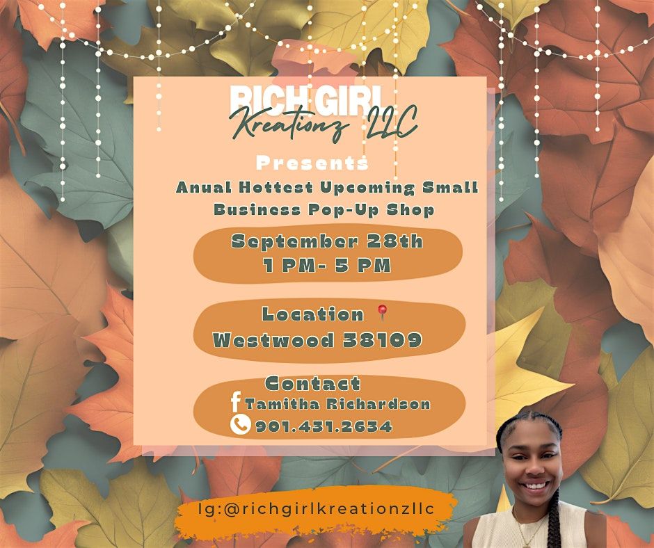 Annual Hottest Upcoming Small Business Pop Up Shop