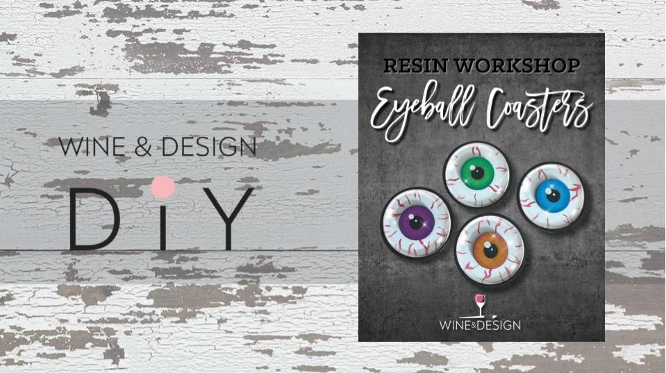 Eyeball Coasters Set Of 4 With Resin Seal