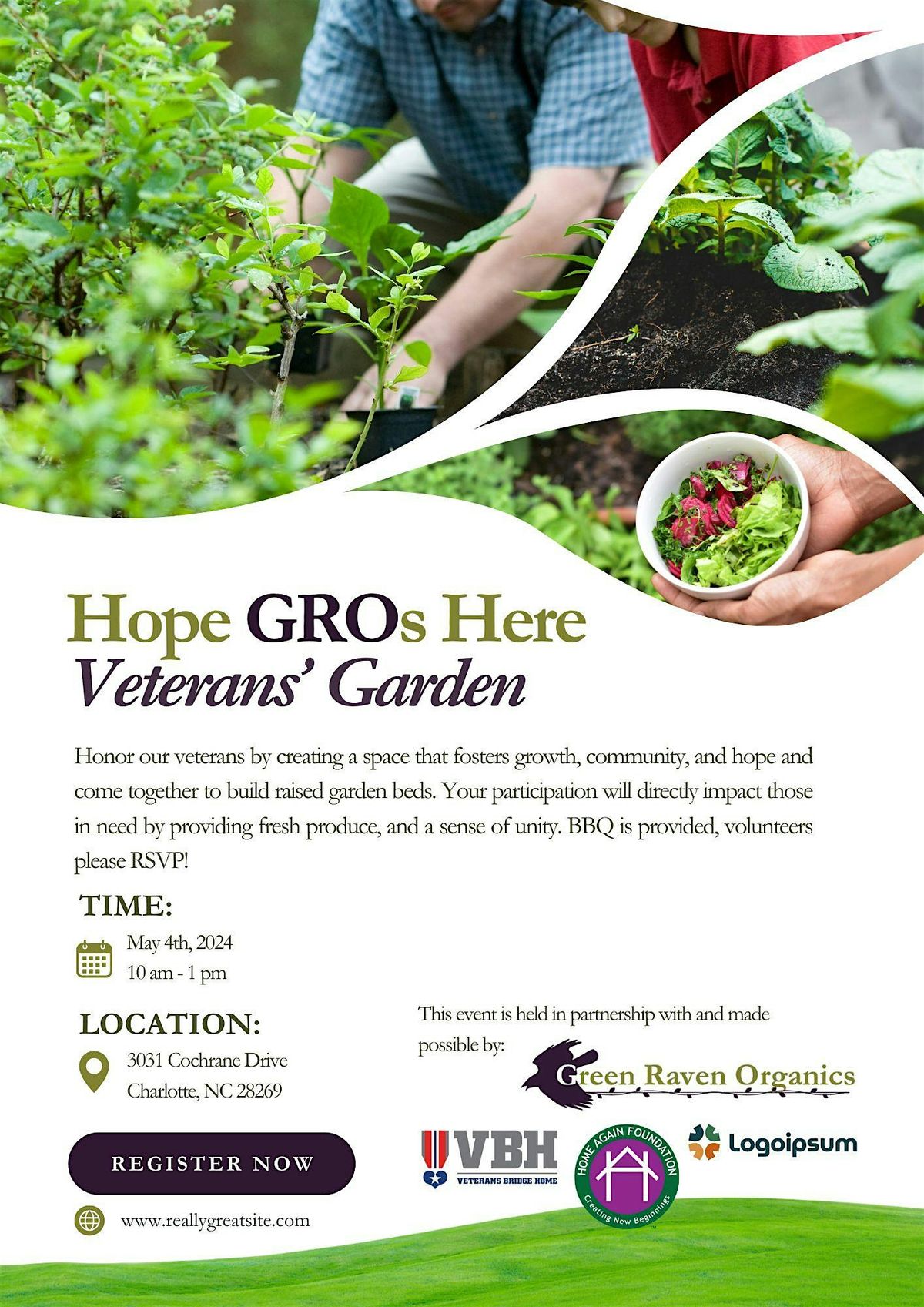 Hope GROs Here Veterans Garden