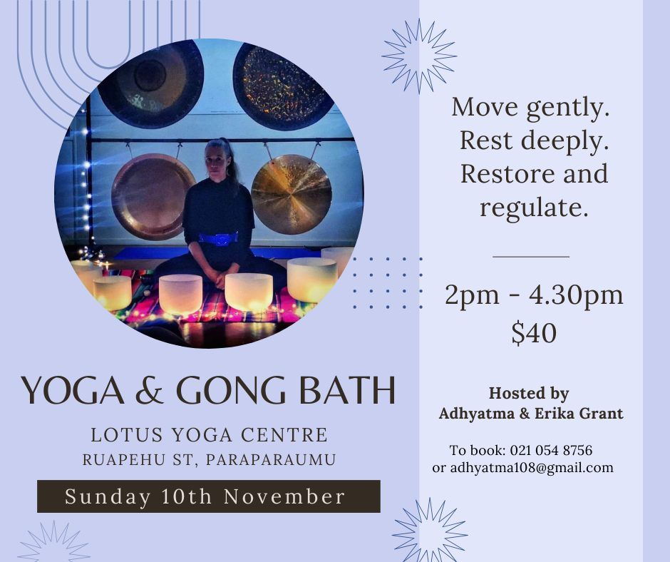 Slow Yoga and Gong Bath