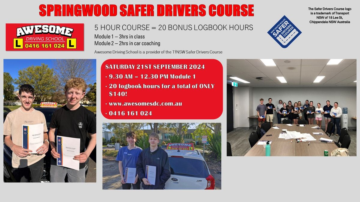 Springwood Safer Drivers Course