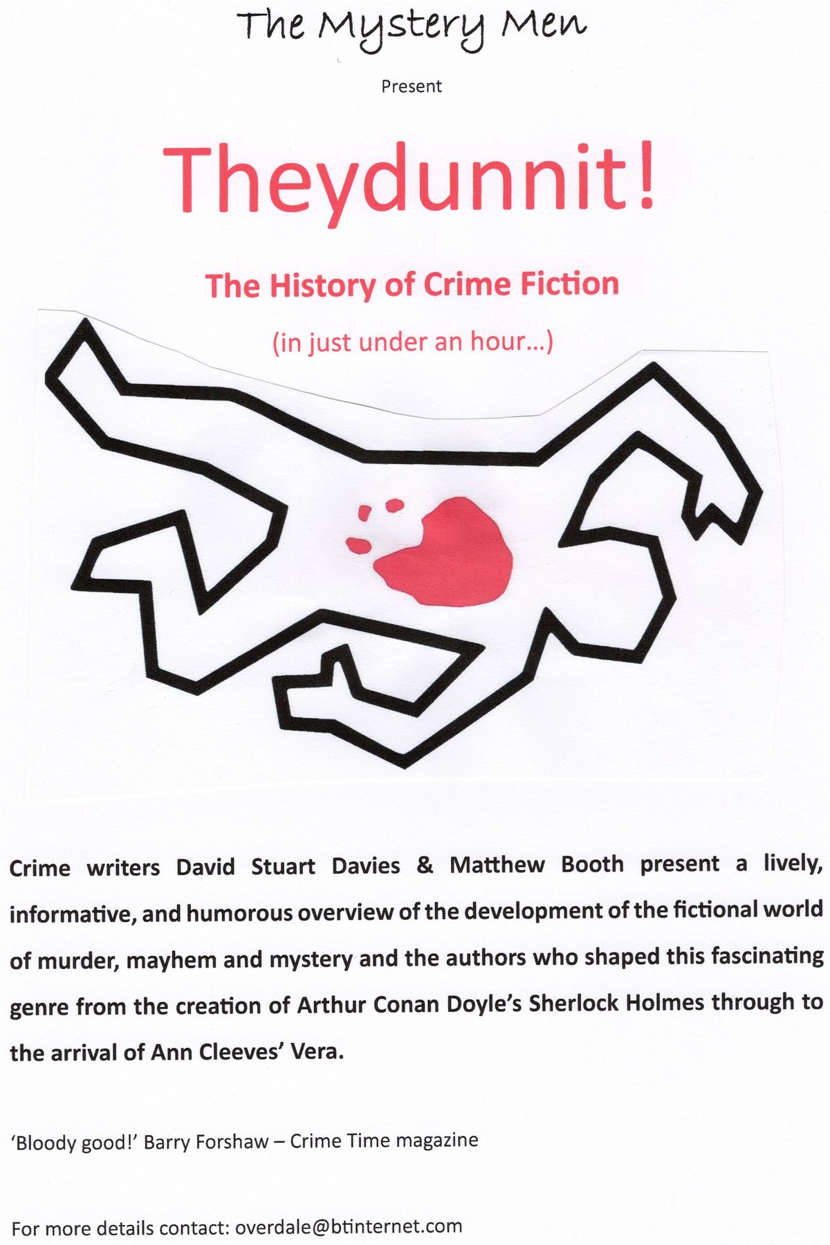 Theydunnit: The History of Crime Fiction (in just under a hour)
