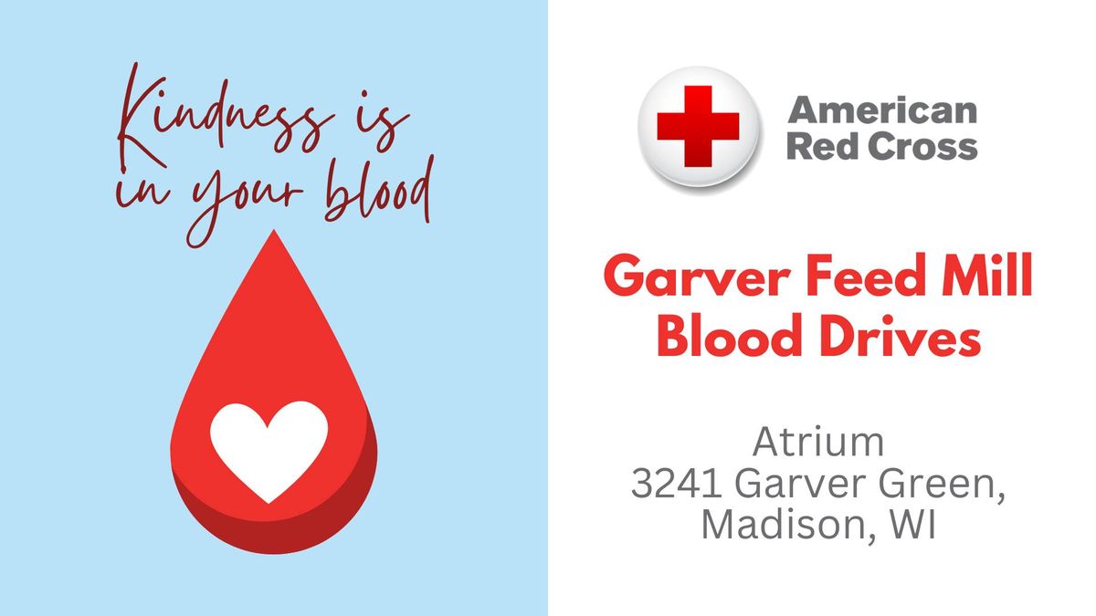 American Red Cross Blood Drive- Garver Feed Mill