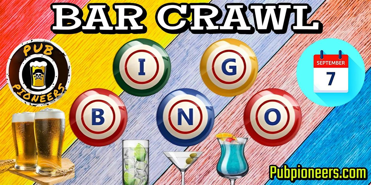 Pub Pioneers Bar Crawl Bingo - Fargo, ND