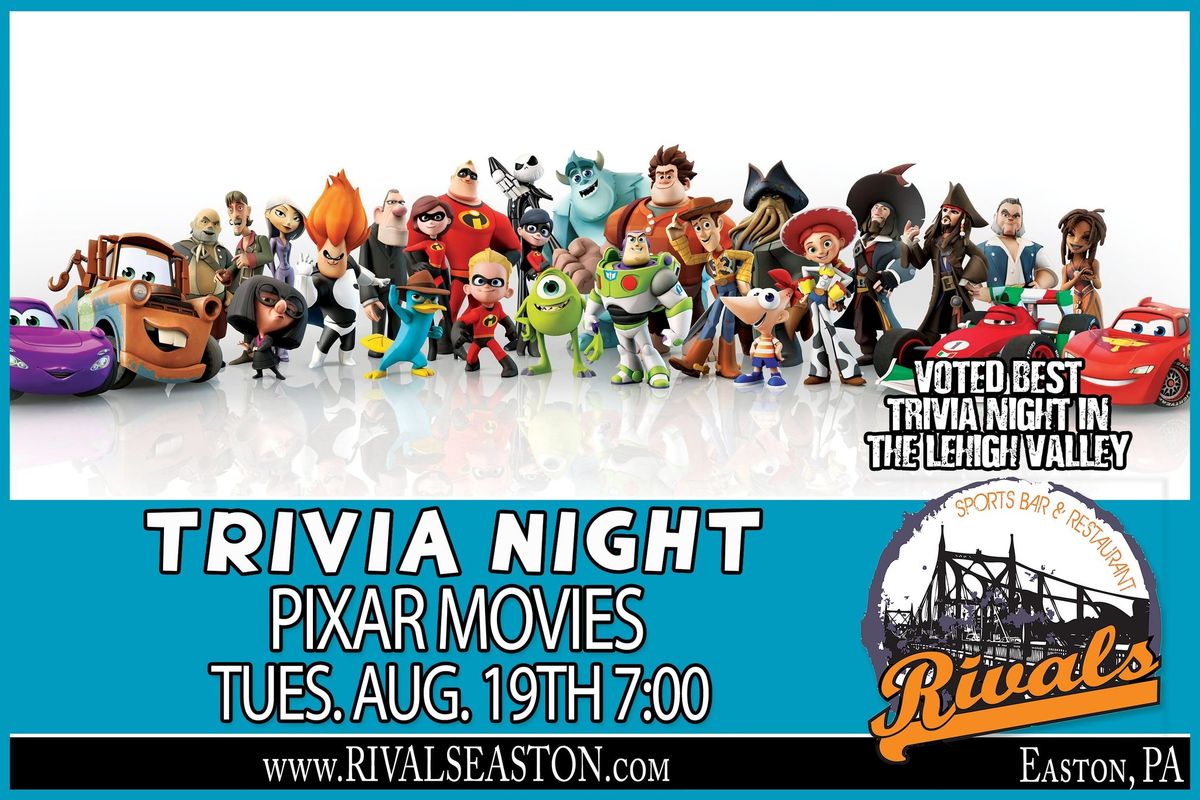 Trivia Night: Pixar Movies