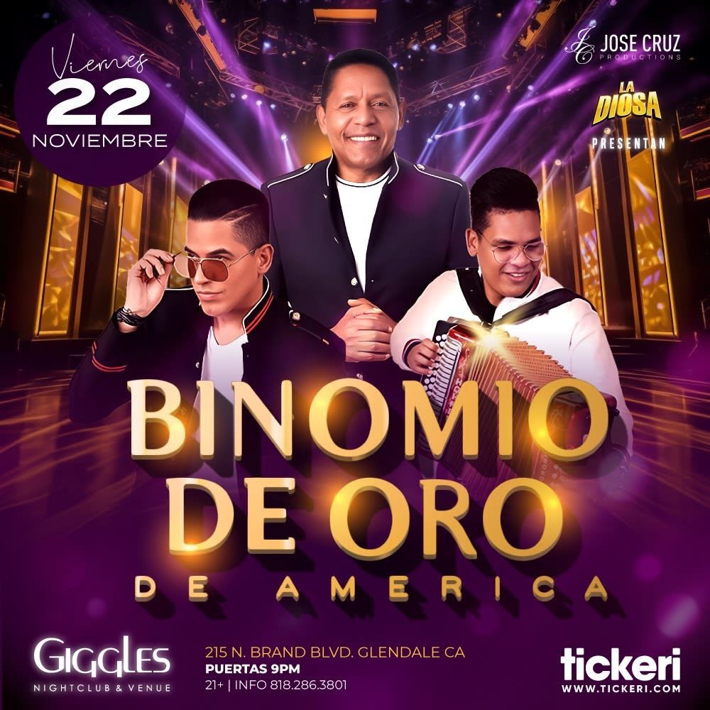 Binomio De Oro de America at Giggles Night Club