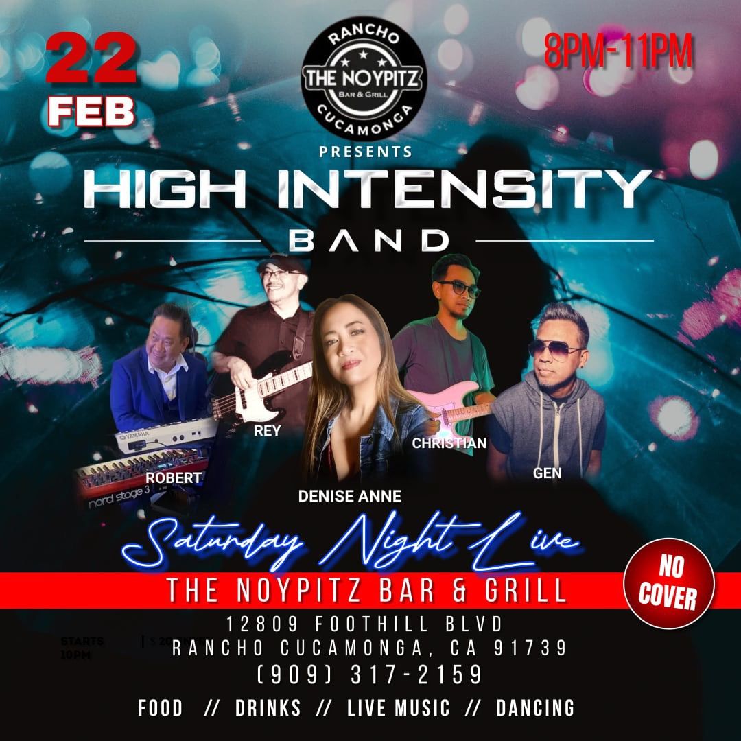 High Intensity Band LIVE at Noypitz Rancho Cucamonga