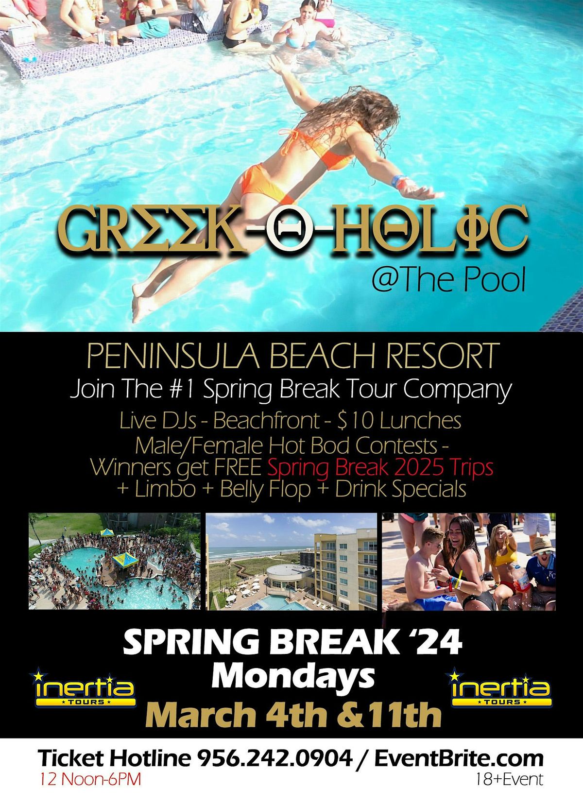 Spring Break Pool Party at Peninsula Beach Resort by Inertia Tours ...