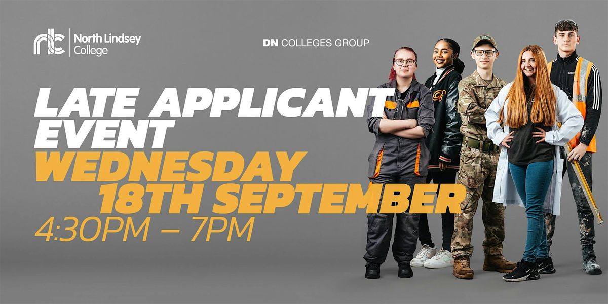 Late Applicant Event - September