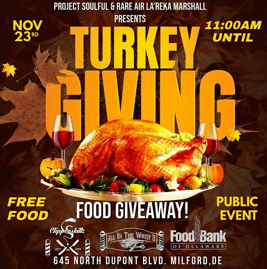 Project Soulful Thanksgiving Give Away with Food Bank